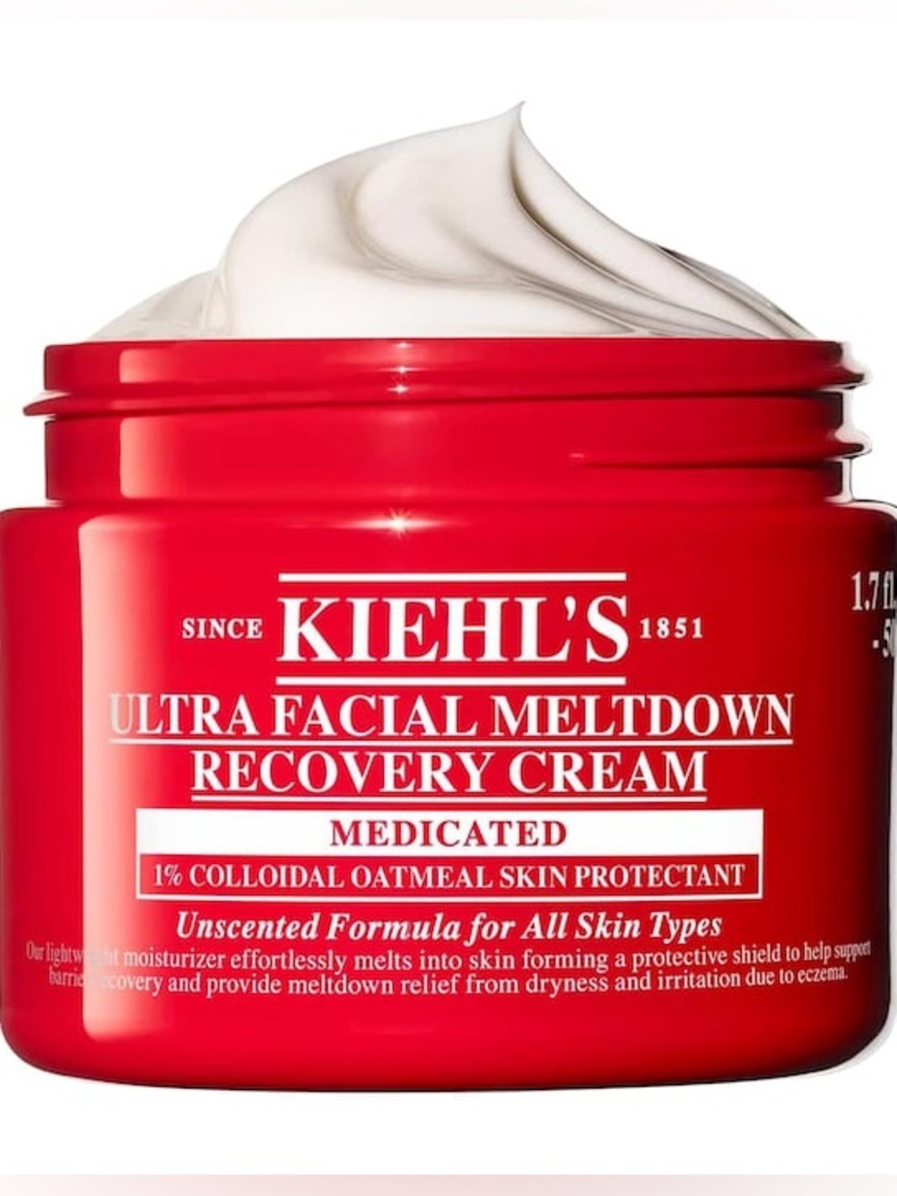 Kiehl's Ultra Facial Meltdown Recovery Medicated Face Cream 1.7 Oz.